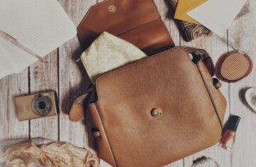 Photo Leather bag
