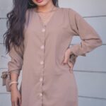 Photo beige dress