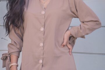 Photo beige dress